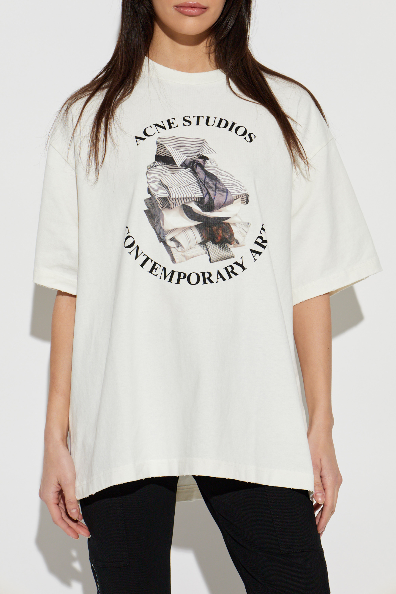 Acne Studios 定価22000以上‼️ウィメンズ　フェイスTシャツ Acne Studios T-shirt with logo | Women's | Vitkac